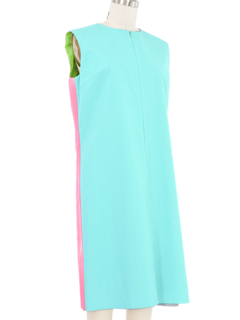 2000 Junya Watanabe Colorblock Technical Zip Reversible Dress Dress arcadeshops.com