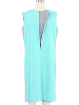 2000 Junya Watanabe Colorblock Technical Zip Reversible Dress Dress arcadeshops.com