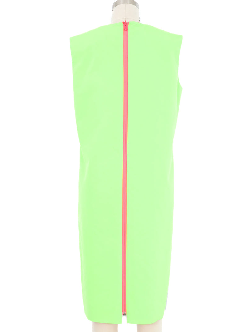 2000 Junya Watanabe Colorblock Technical Zip Reversible Dress Dress arcadeshops.com
