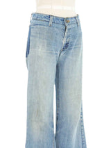 Levi's Upcycled Low Rise Flared Denim Bottom arcadeshops.com