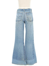 Levi's Upcycled Low Rise Flared Denim Bottom arcadeshops.com