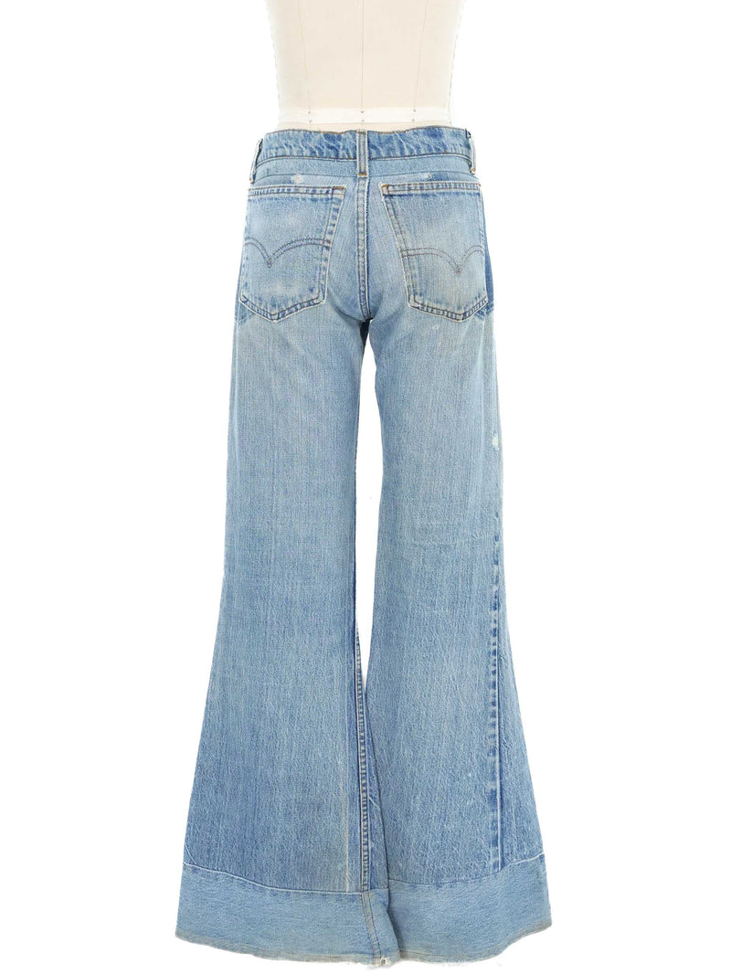 Levi's Upcycled Low Rise Flared Denim Bottom arcadeshops.com