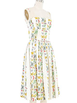 1950s Dudley Butterfly Print Dress Dress arcadeshops.com