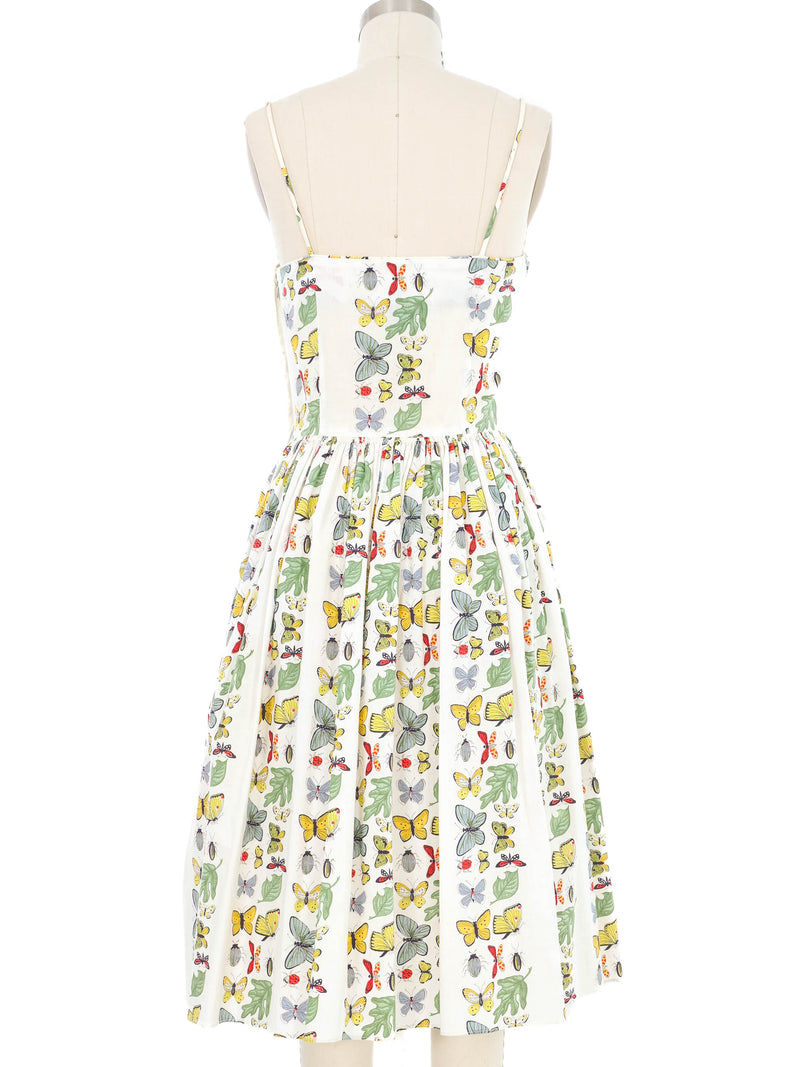 1950s Dudley Butterfly Print Dress Dress arcadeshops.com