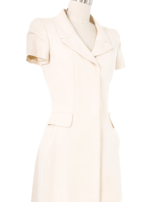 2001 Chanel Ivory Tailored Day Dress
