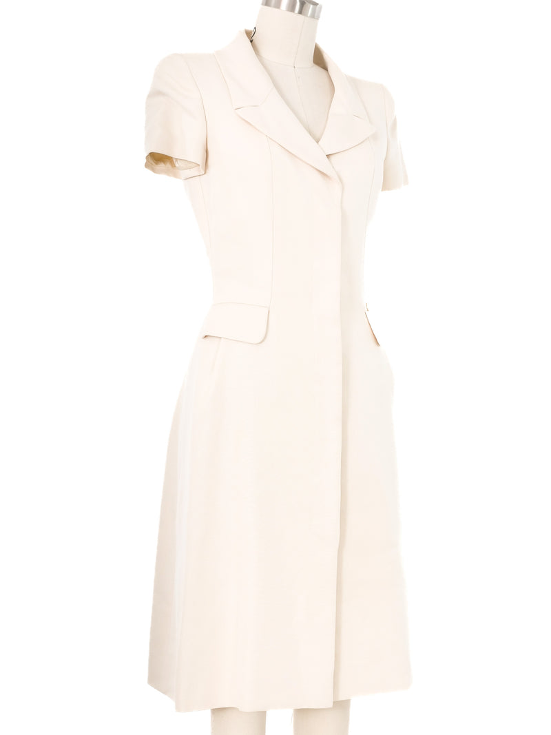 2001 Chanel Ivory Tailored Day Dress Dress arcadeshops.com