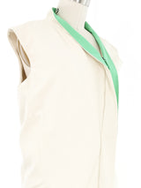 Bottega Veneta Offset Zip Front Top Top arcadeshops.com