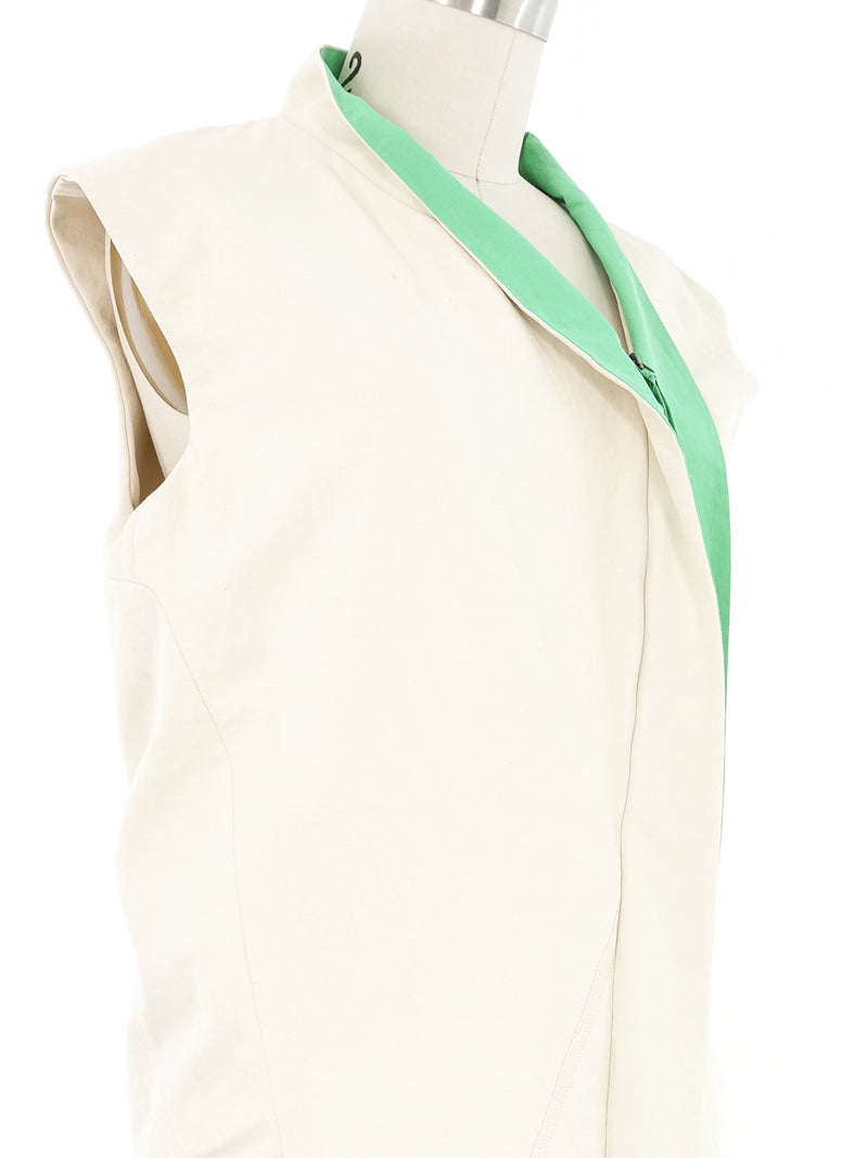 Bottega Veneta Offset Zip Front Top Top arcadeshops.com