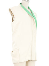 Bottega Veneta Offset Zip Front Top Top arcadeshops.com