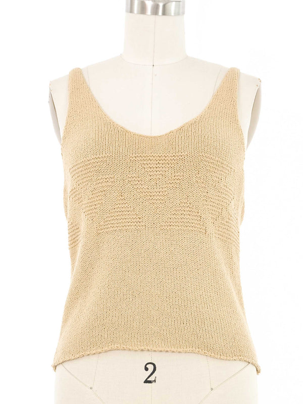 2006 Yeohlee Nude Knit Tank Top
