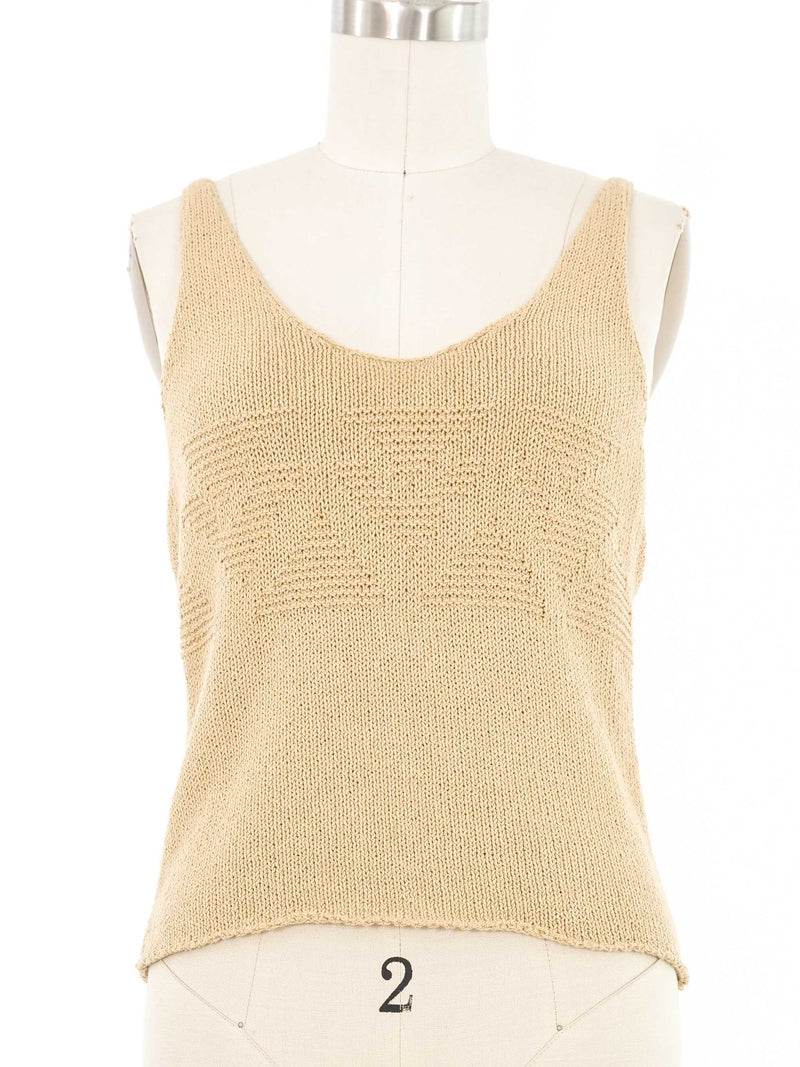2006 Yeohlee Nude Knit Tank Top Top arcadeshops.com