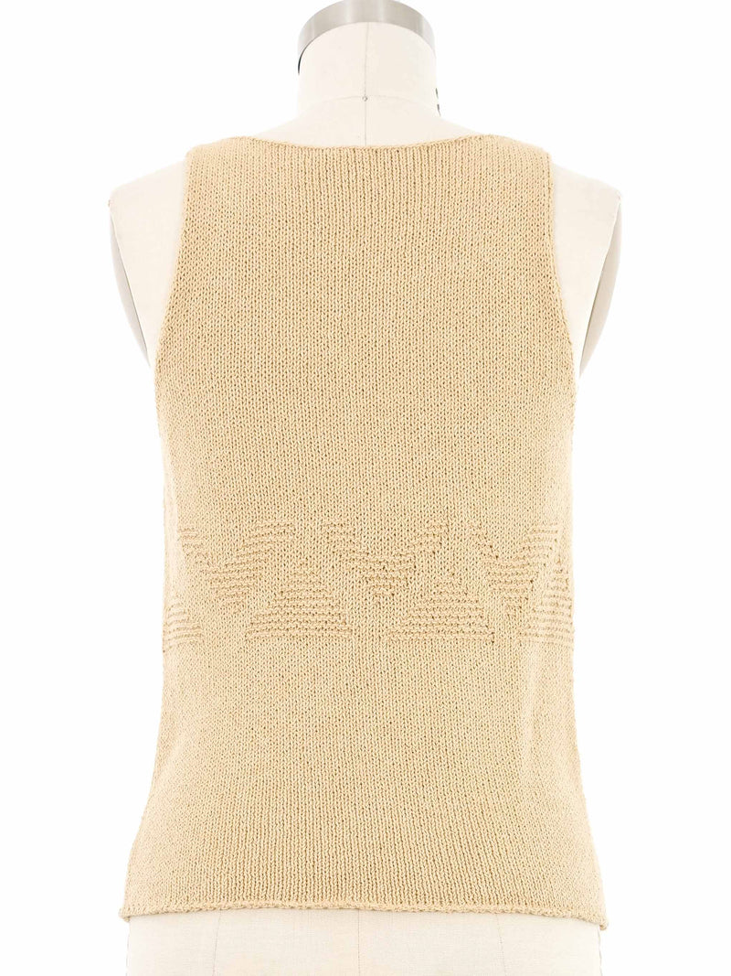 2006 Yeohlee Nude Knit Tank Top Top arcadeshops.com
