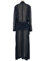 1993 Comme des Garcons Sheer Draped Duster Jacket arcadeshops.com