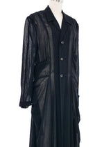 1993 Comme des Garcons Sheer Draped Duster Jacket arcadeshops.com