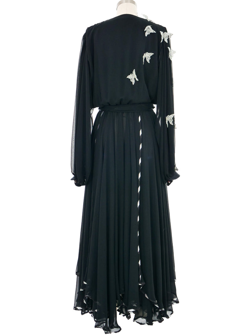 Wayne Clark Butterfly Applique Dress Dress arcadeshops.com