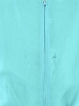 Lillie Rubin Turquoise Silk Floral Applique Gown Dress arcadeshops.com