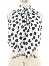 1989 Patrick Kelly Three Piece Dice Skirt Suit Suit arcadeshops.com