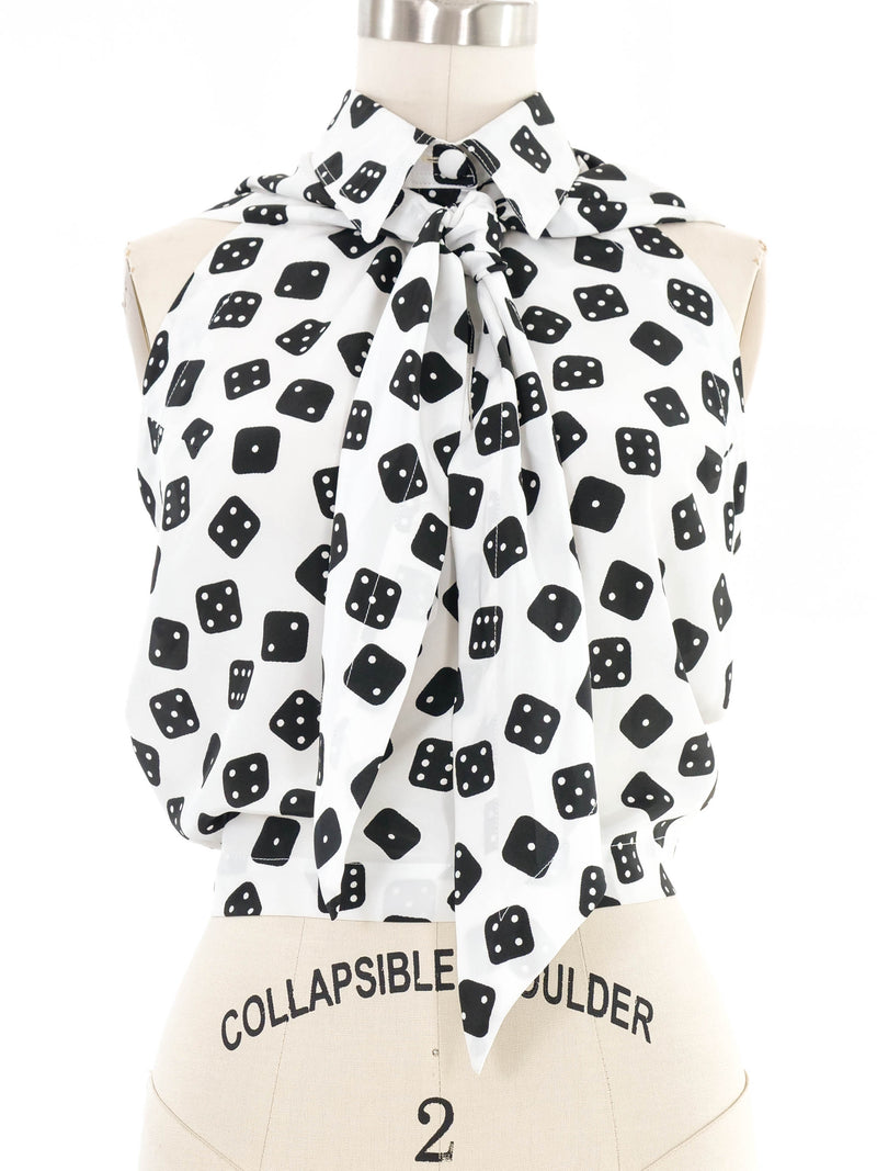 1989 Patrick Kelly Three Piece Dice Skirt Suit Suit arcadeshops.com