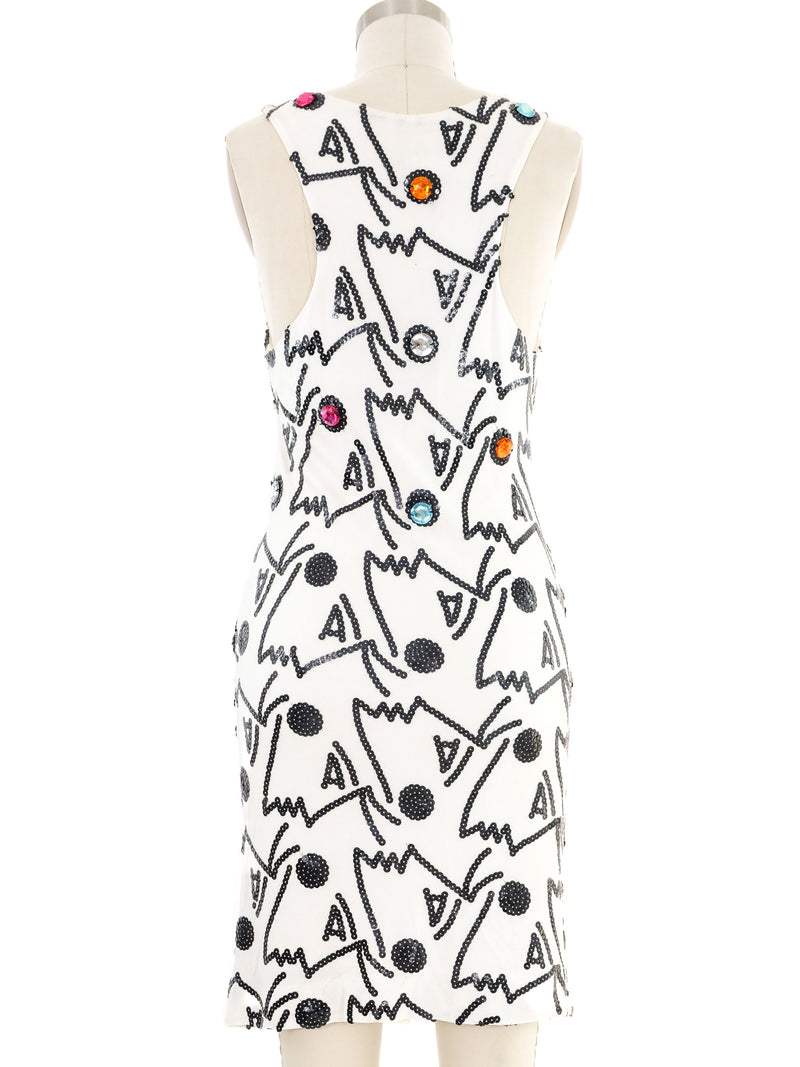 Marc Bouwer Sequin Face Dress Dress arcadeshops.com