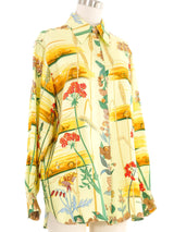 Hermes Les Bolides Silk Top Top arcadeshops.com