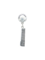 Moschino Silver Comb Earrings Accessory arcadeshops.com
