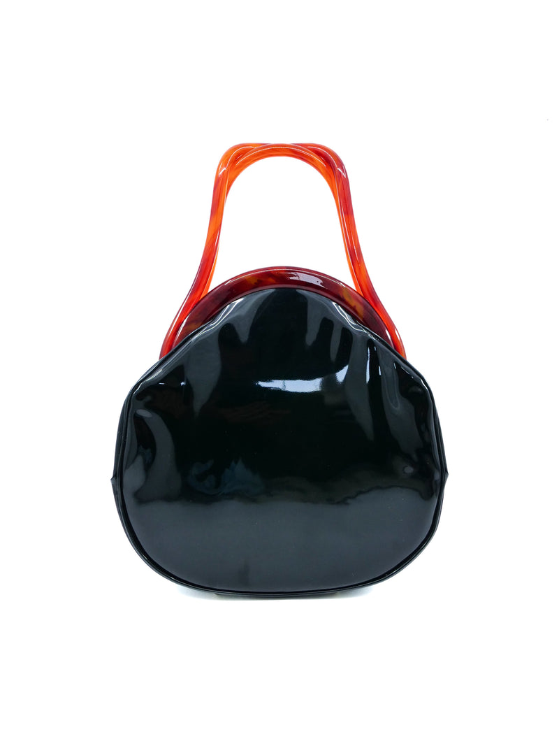1950s Bakelite Handle Patent Handbag Accessory arcadeshops.com