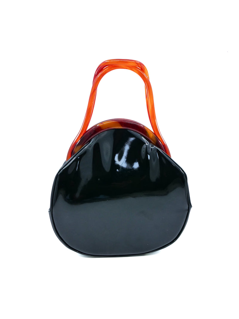1950s Bakelite Handle Patent Handbag Accessory arcadeshops.com