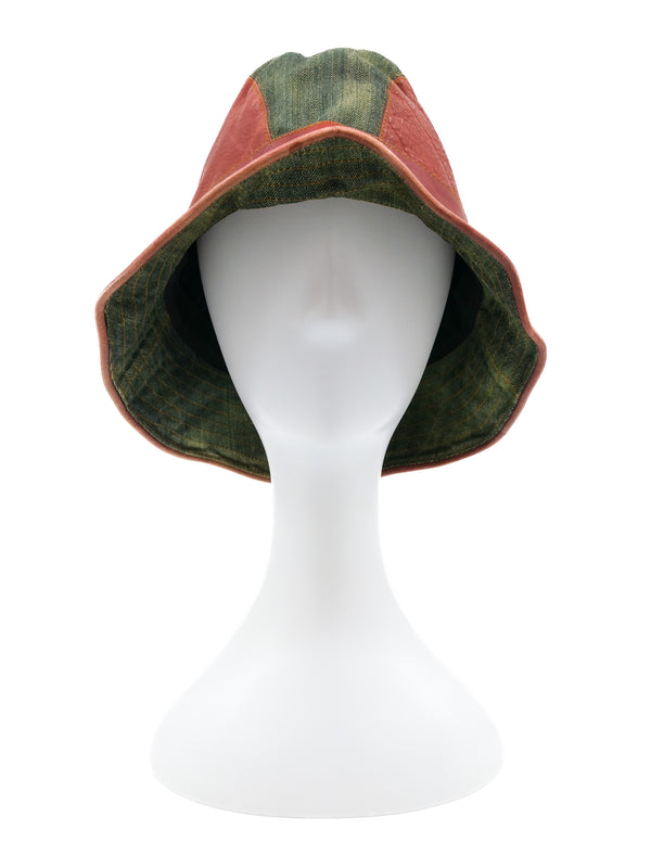 Christian Dior Denim and Leather Bucket Hat Accessory arcadeshops.com