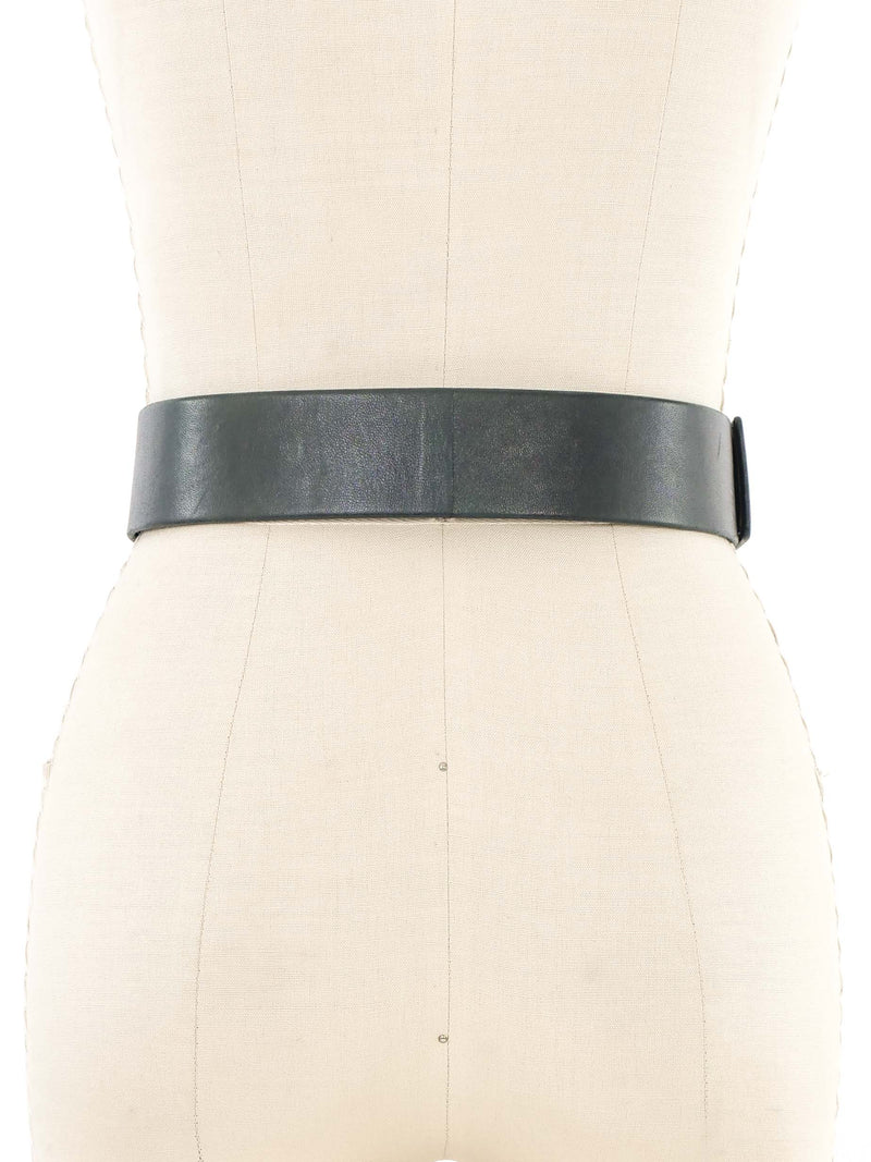 2009 Chanel Faux Pearl Cruciform Buckle Belt Accessory arcadeshops.com