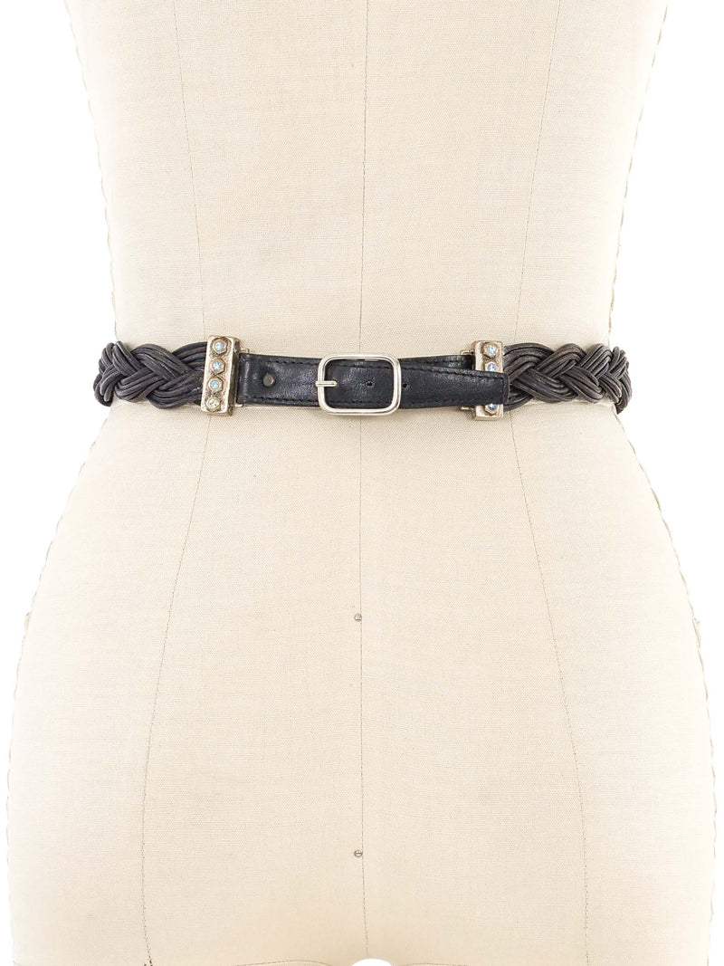 Multistrap Rhinestone Emblem Belt Accessory arcadeshops.com