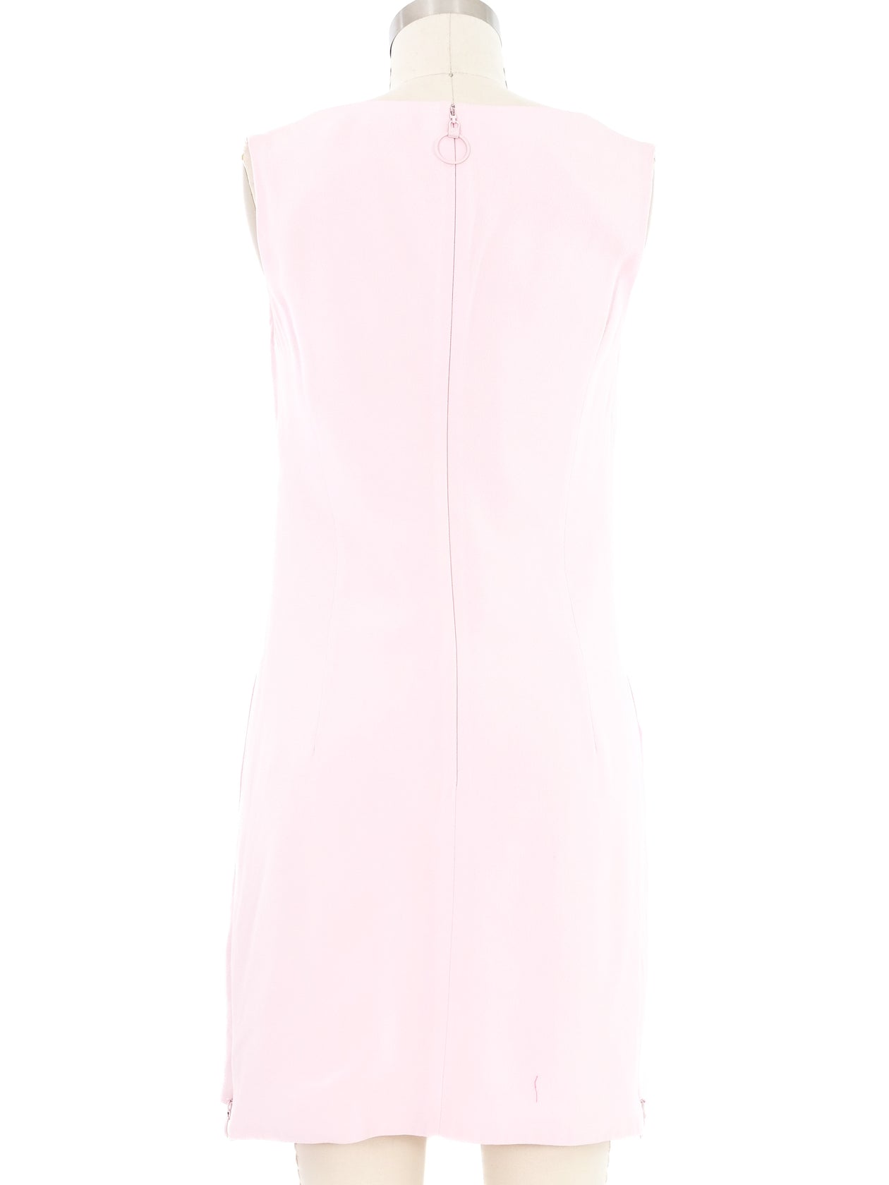 pink cowl neck mini dress Versace Pink Cowl Neck Mini Dress