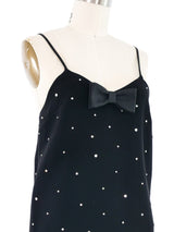 2021 Miu Miu Rhinestone Mini Dress Dress arcadeshops.com