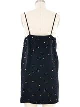 2021 Miu Miu Rhinestone Mini Dress Dress arcadeshops.com