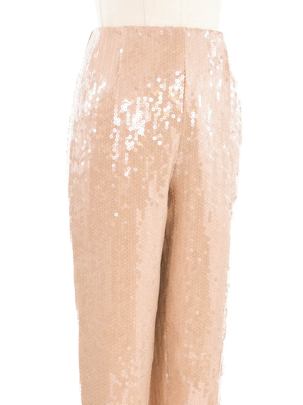 1970s Bill Blass Sequin Trousers Bottom arcadeshops.com