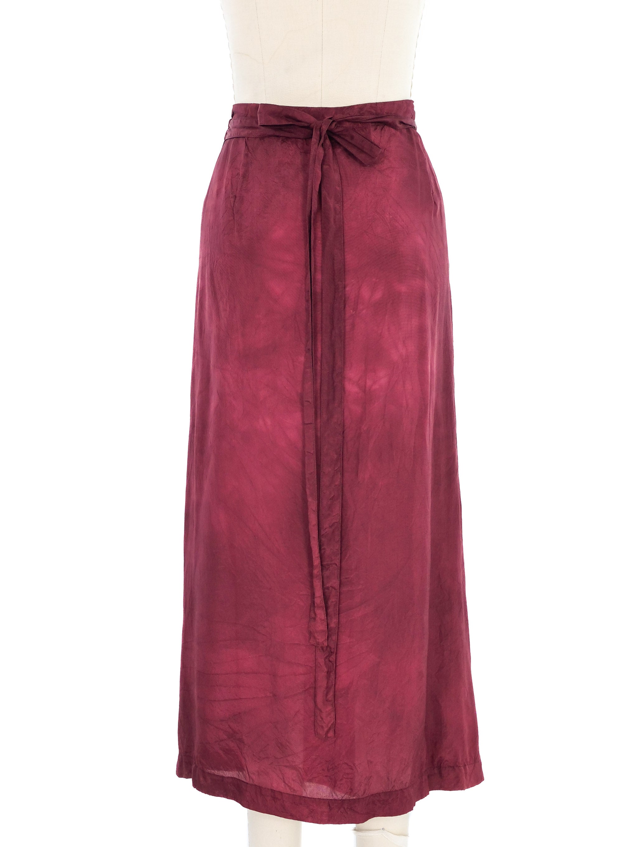 1997 Comme des Garcons Floral Print Wrap Skirt
