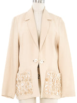 Lolita Lempicka Button Embellished Blazer Jacket arcadeshops.com