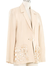 Lolita Lempicka Button Embellished Blazer Jacket arcadeshops.com