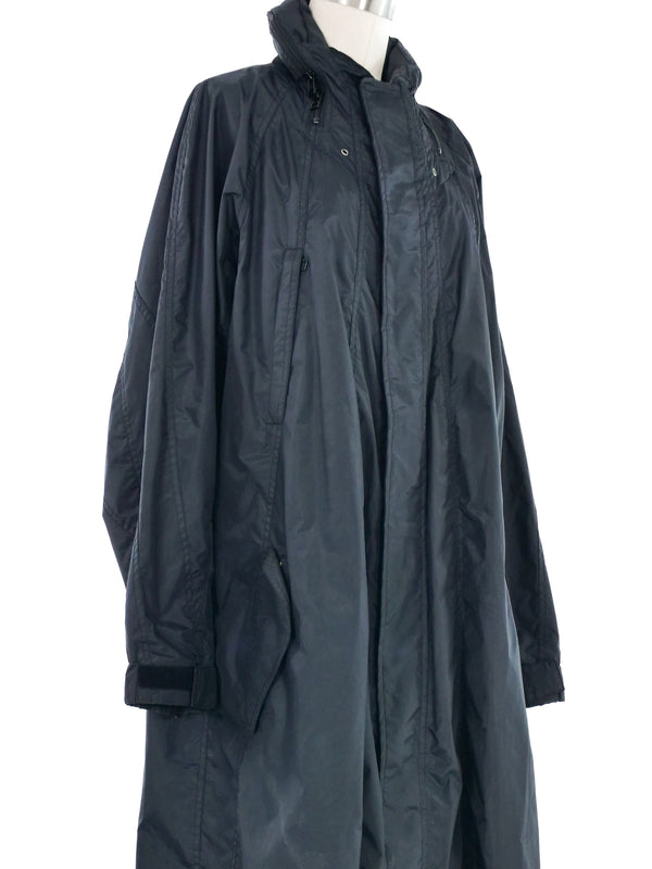 Issey Miyake Drawstring Technical Coat Jacket arcadeshops.com