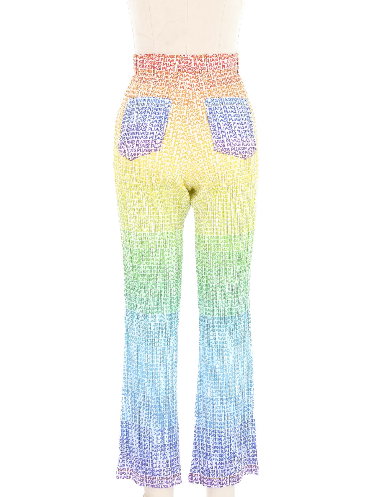 Sequin Pants High Waisted Rainbow Pants Trousers Rainbow Sequin