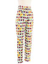 Versace Jeans Couture Cherry Printed Denim Bottom arcadeshops.com
