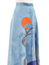 Pieced Pogoda Denim Midi Skirt Bottom arcadeshops.com