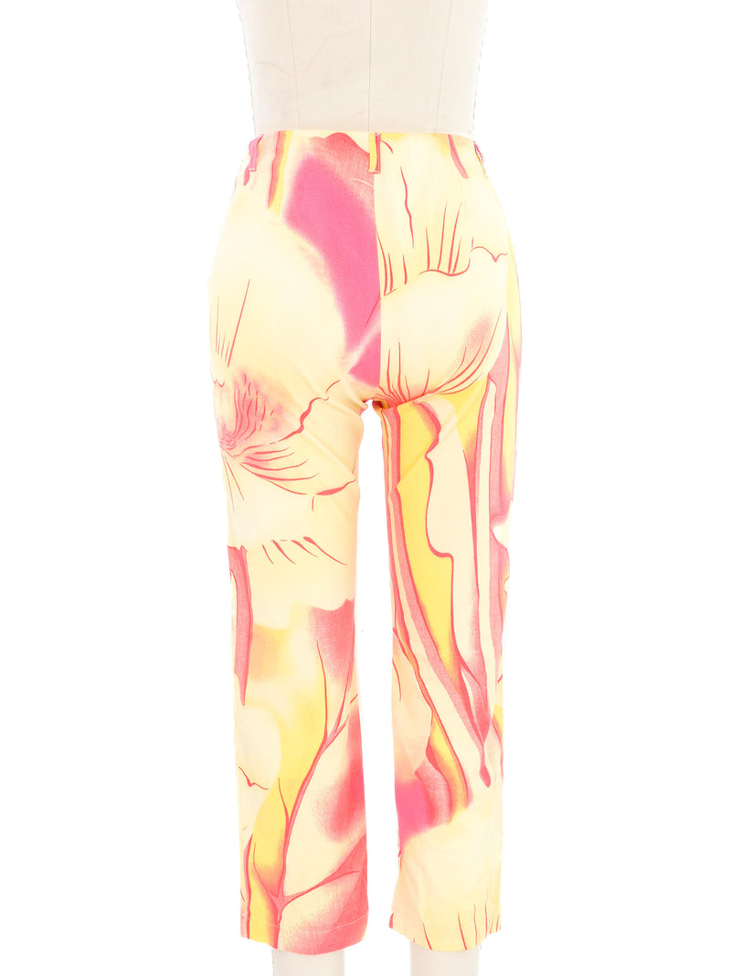 Gianfranco Ferre Floral Capri Pants Bottom arcadeshops.com