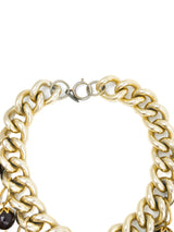 Oversized Bead Fringe Necklace Accessory arcadeshops.com