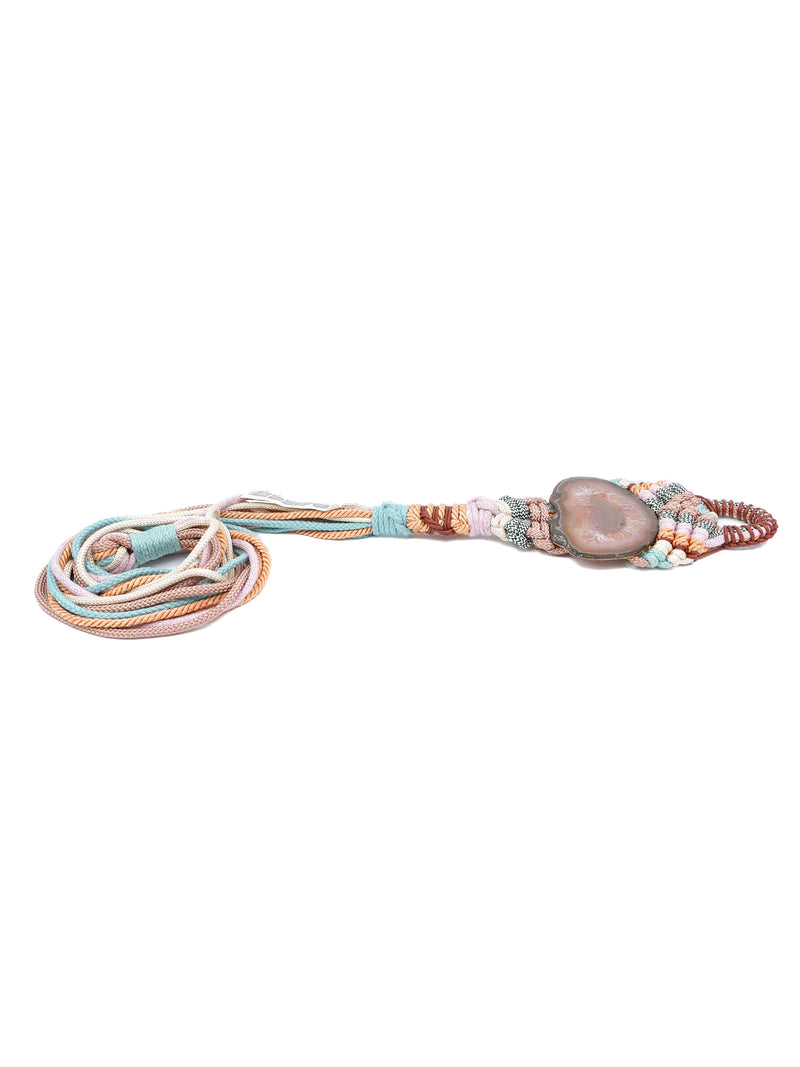 Pastel Geode Rope Belt Accessory arcadeshops.com