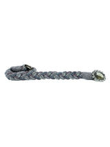 Gray Rhinestone Buckle Rope Belt Accessory arcadeshops.com