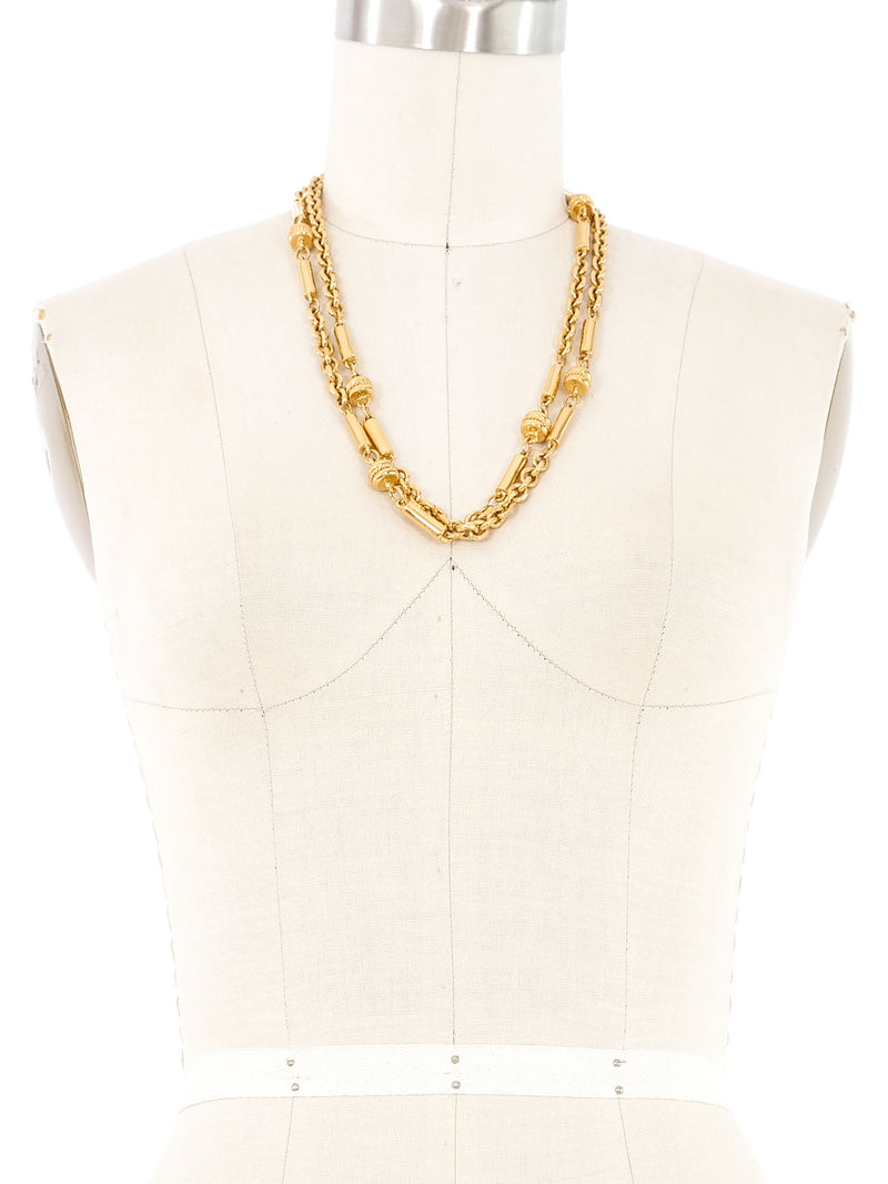 St. John Gold Tone Necklace Accessory arcadeshops.com