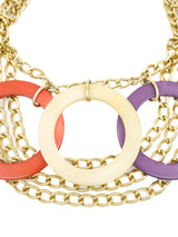 Acrylic Ring Swag Necklace Accessory arcadeshops.com