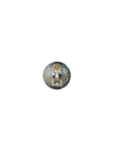 1997 Chanel Enamel Logo Button Earrings Accessory arcadeshops.com