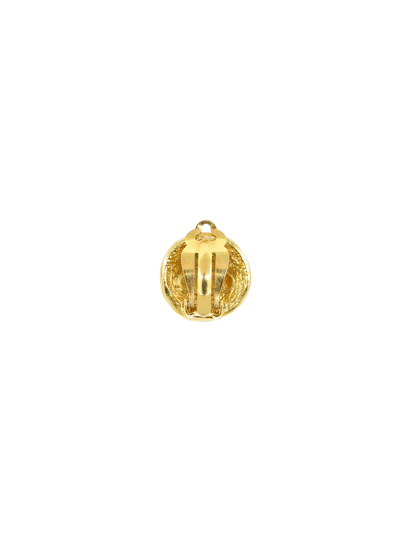 Chanel Rue Cambon Medallion Earrings Accessory arcadeshops.com