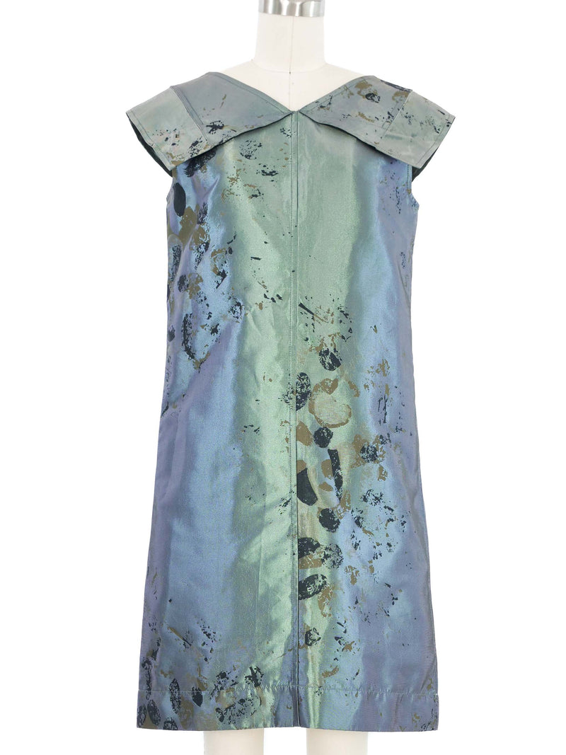 Issey Miyake APOC Iridescent Pleated Front Dress Dress arcadeshops.com